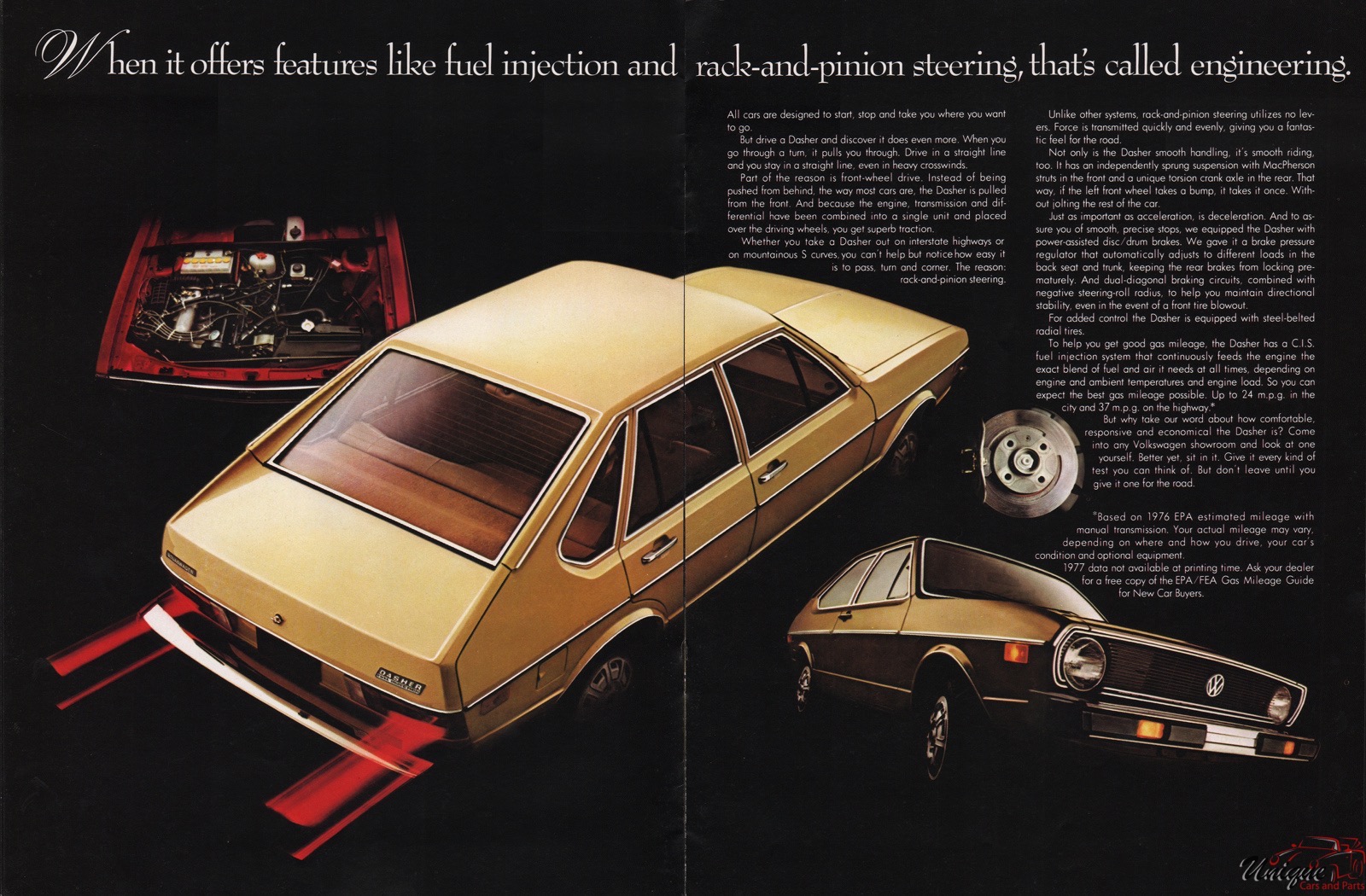 1977 VW Dasher Brochure Page 5